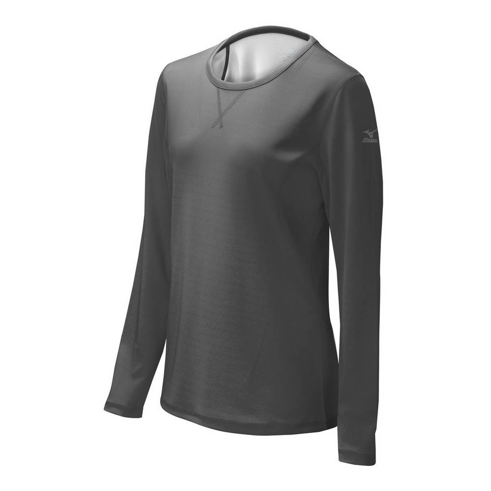 Sudaderas Mizuno Core Dual Hybrid Mujer Gris/Blancas Baratas IAEN-49357